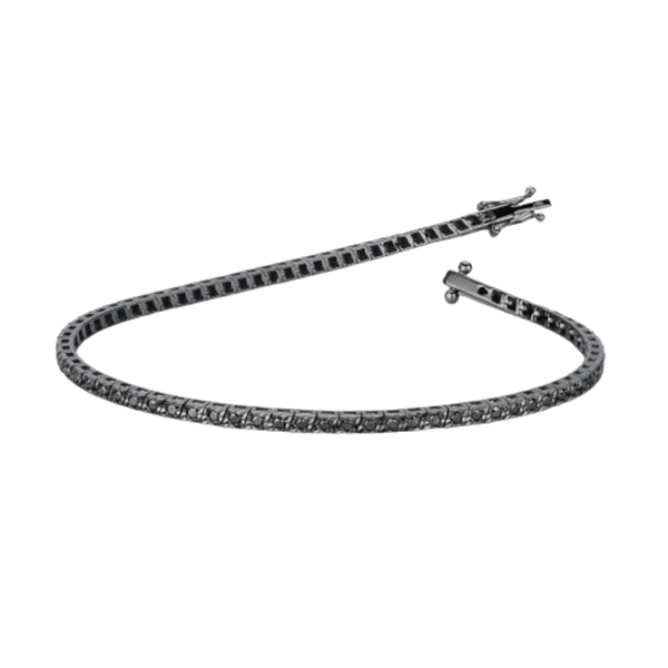 Bracciale uomo in oro bianco 18KT con diamanti Mirco Visconti 46935458