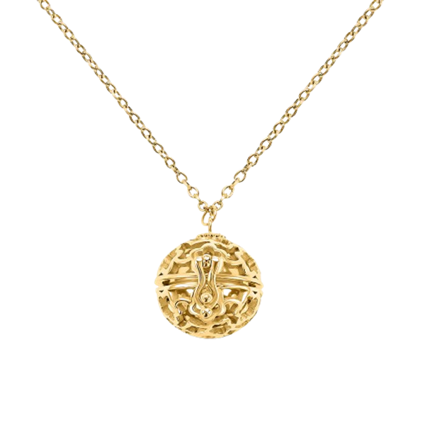 Collana Chiama Angeli in acciaio dorato maglia forzatina 95+5 cm Stroili 1694702
