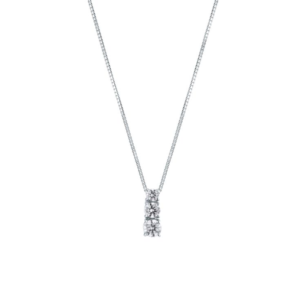 Collana in oro bianco 18KT con diamanti naturali 0.59 ct Mirco Visconti 90567803