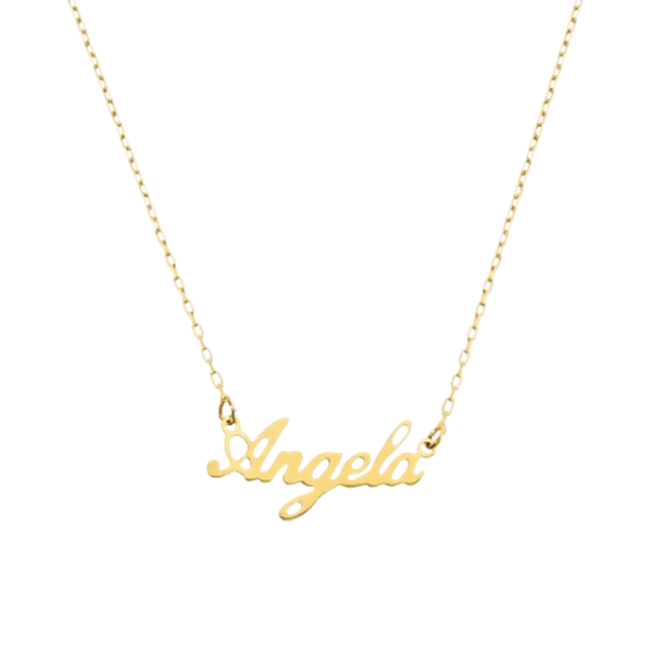 Collana in oro giallo 9KT maglia forzatina 40+2 cm Angela Gold Names Stroili 1435868