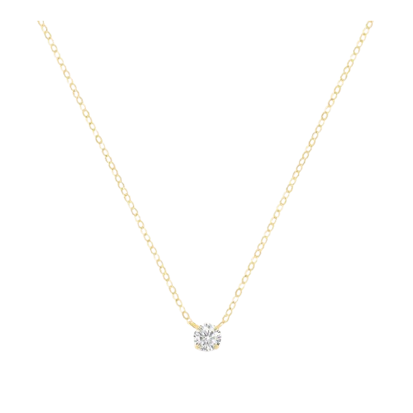 Girocollo punto luce Stroili in oro giallo 9KT con cubic zirconia bianco e catena forzatina 40+2 cm, modello 1426783