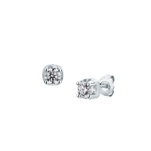 Orecchini in oro bianco 18KT con diamanti naturali 0.59ct Mirco Visconti modello 56805697