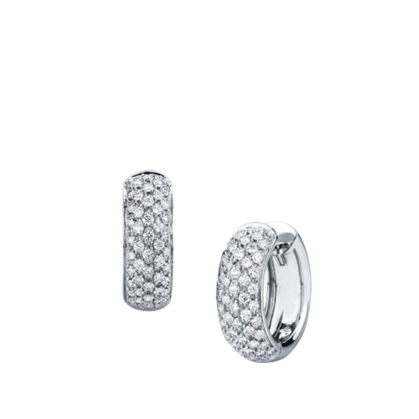 Orecchini in oro bianco 18KT con diamanti naturali 0.85ct Mirco Visconti modello 87075892