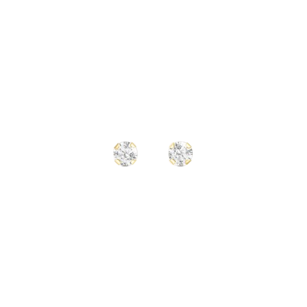 Orecchini punto luce in oro giallo 9KT con cubic zirconia Stroili modello 1401115