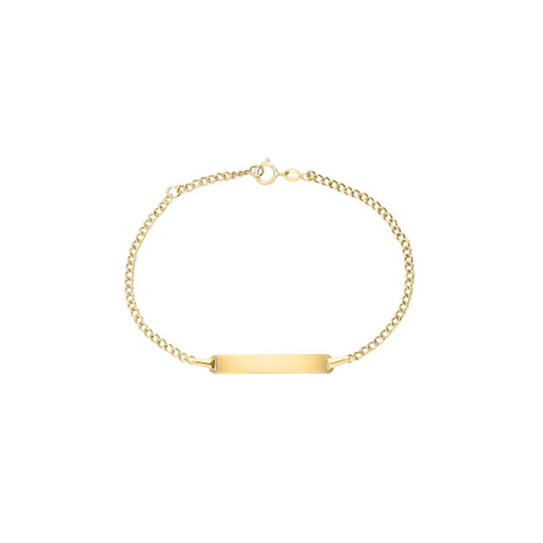 Bracciale Con Targhetta Holy Oro Giallo 9KT Stroili 1415984 bambino 14+2 cm