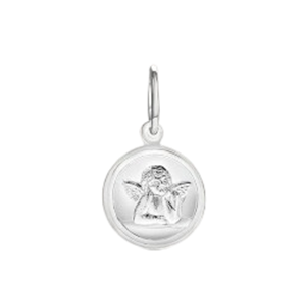 Pendente Angelo Love Beats Argento Rodiato 925 Stroili 1652410 unisex 2 cm