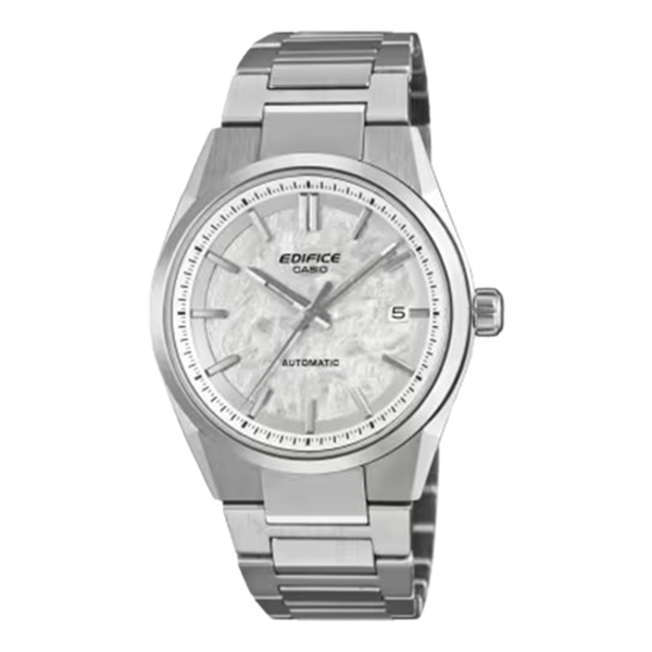 Orologio Automatico Casio Edifice EFK‑110D‑7A con quadrante bianco e bracciale in acciaio