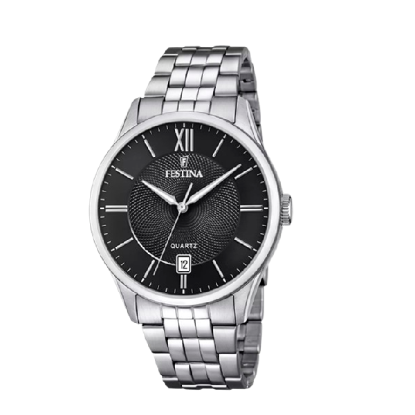 Orologio da uomo Festina F20425/3 al quarzo, collezione Acero Clásico, con cassa in acciaio e quadrante blu.