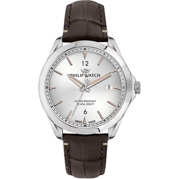 Orologio al quarzo Philip Watch Blaze R8251165007 da uomo in acciaio con quadrante bianco